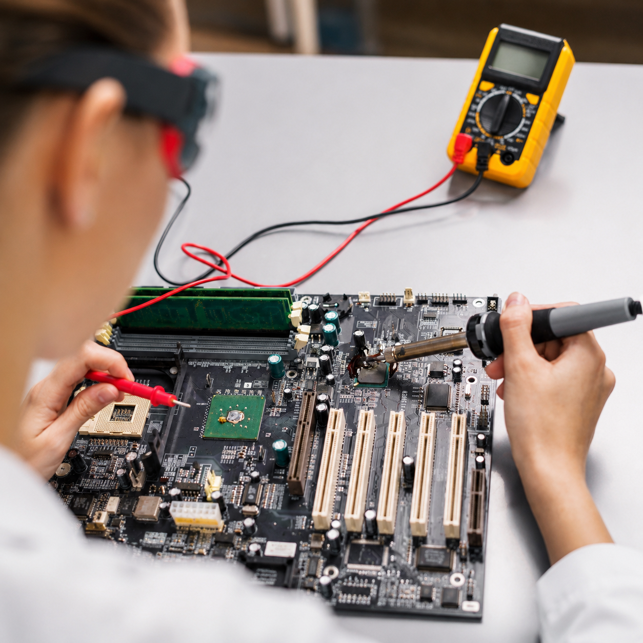 Electronic chips and circuit board